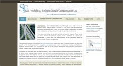 Desktop Screenshot of newyorkeminentdomain.com